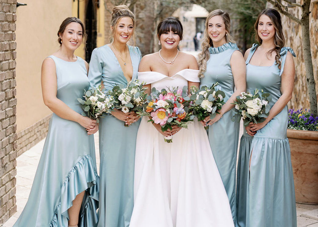 French Blue Bridesmaids Camilyn Beth French Blue Bridesmaids Camilyn Beth