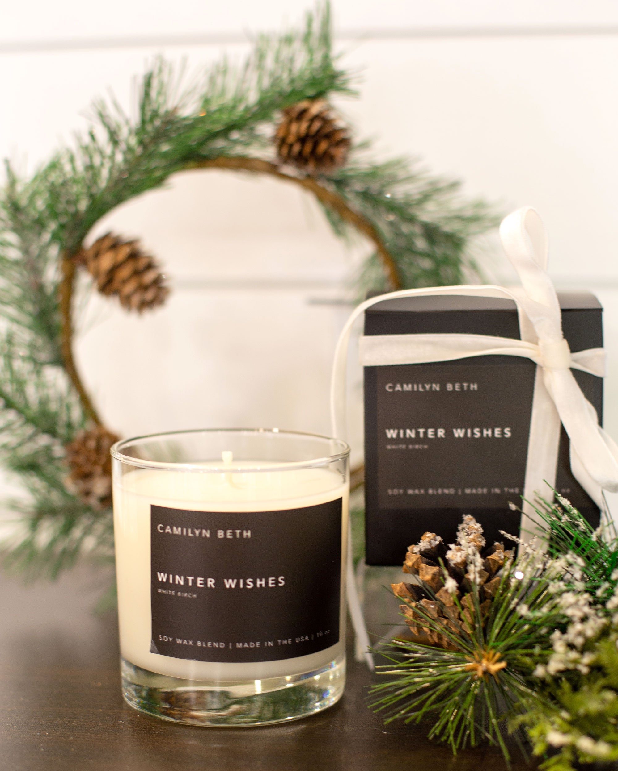 Winter Wishes Candle