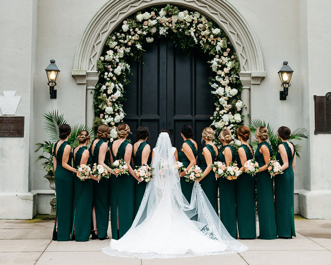 Hunter Green Bridesmaids Hunter Green Dark Green Velvet Bridesmaid Gowns The Riverside Hunter Green Bridesmaids Hunter Green Dark Green Velvet Bridesmaid Gowns The Riverside