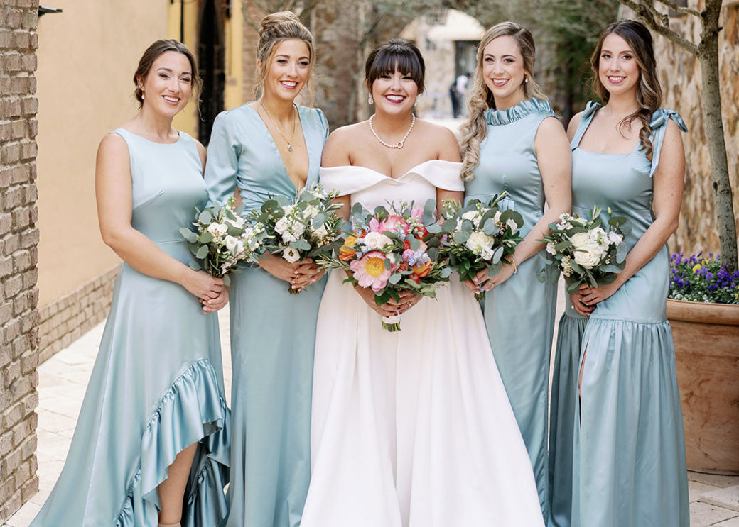 French Blue Bridesmaids