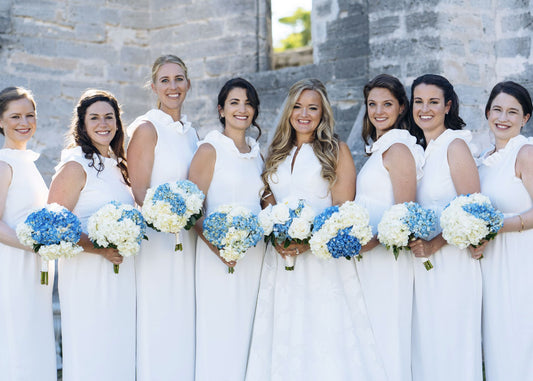 Sasha's Ivory Bridal Party