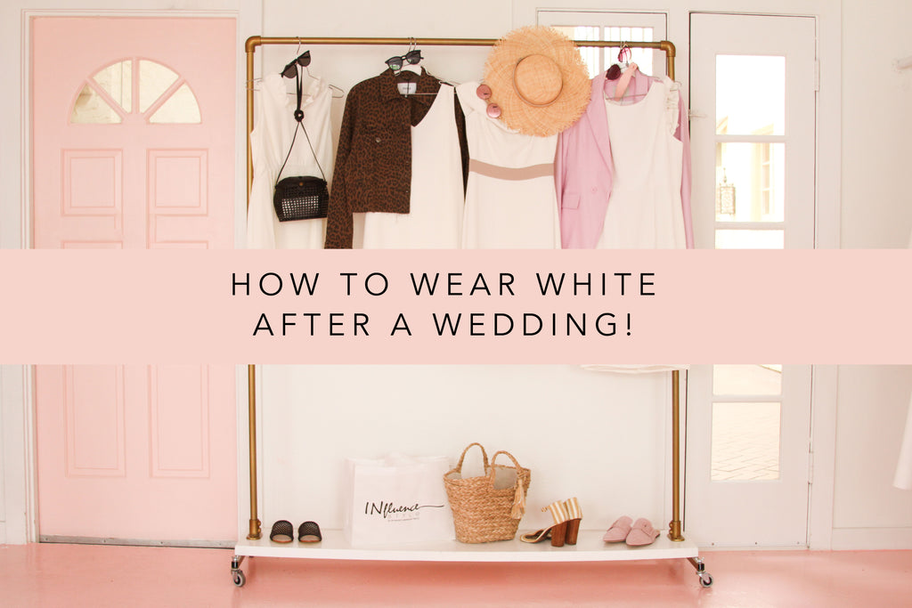 How to wear white after a wedding.