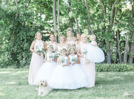 Ashley's Light Pink Bridesmaids