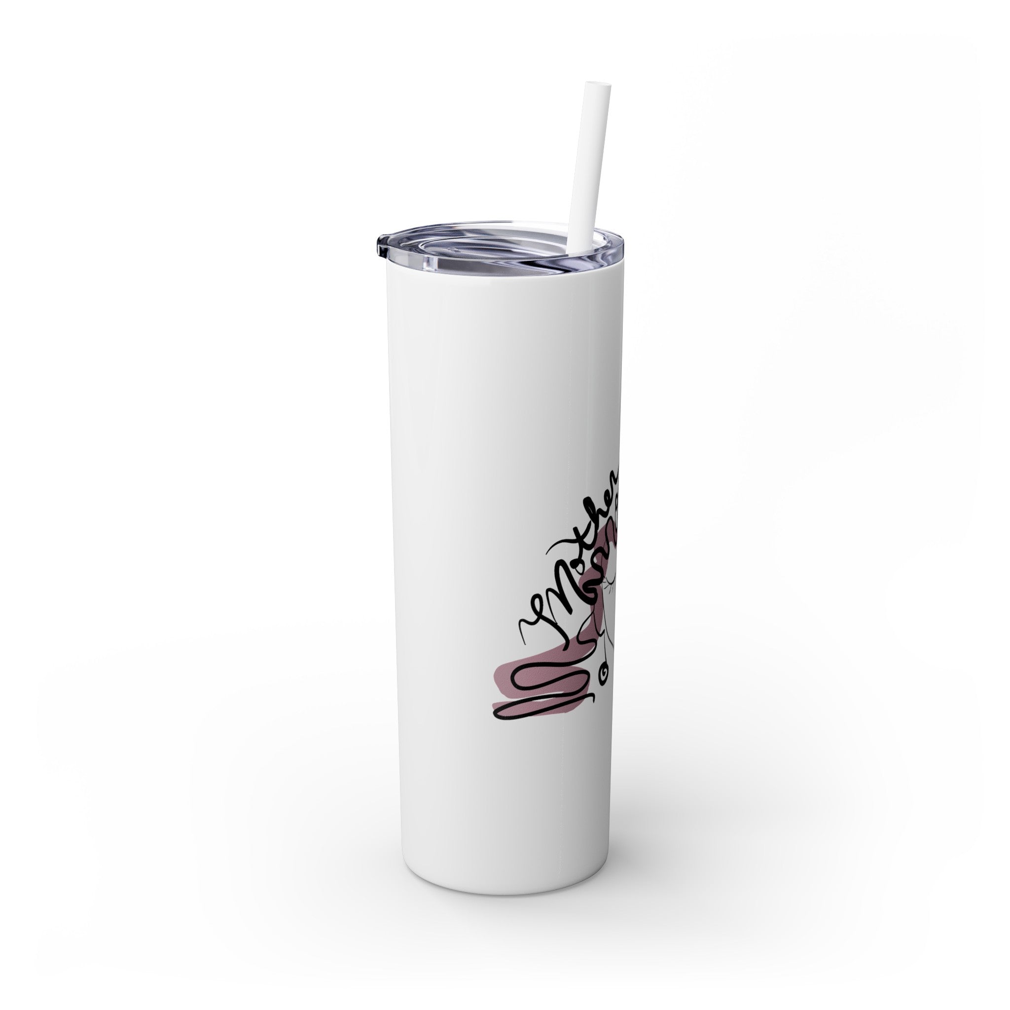 Mother of the Groom Skinny Tumbler with Straw