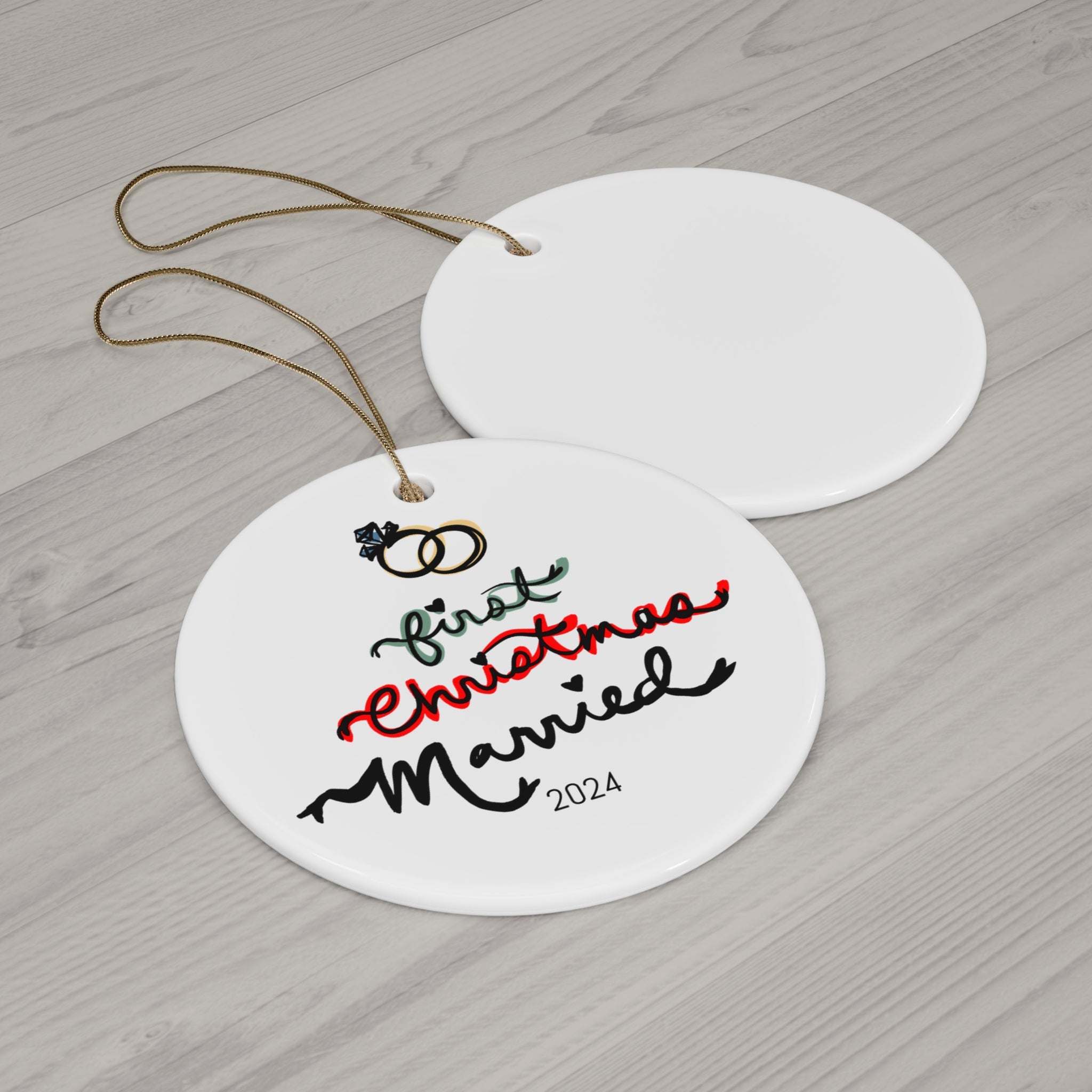 First Christmas Married Ornament