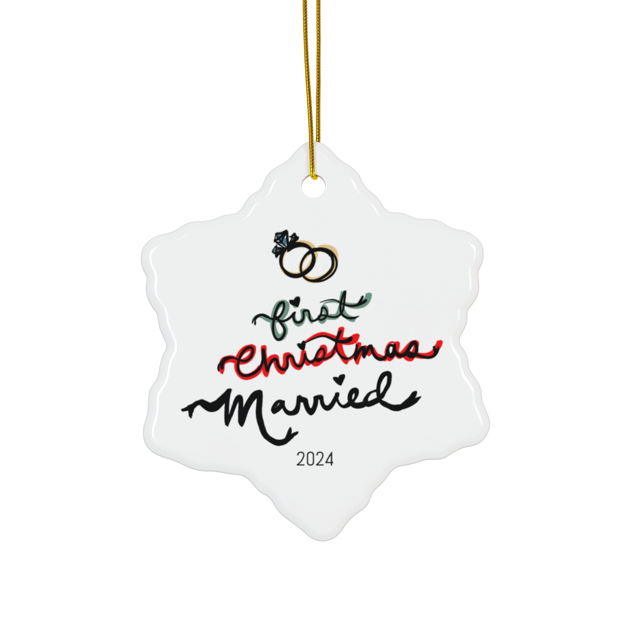 First Christmas Married Ornament