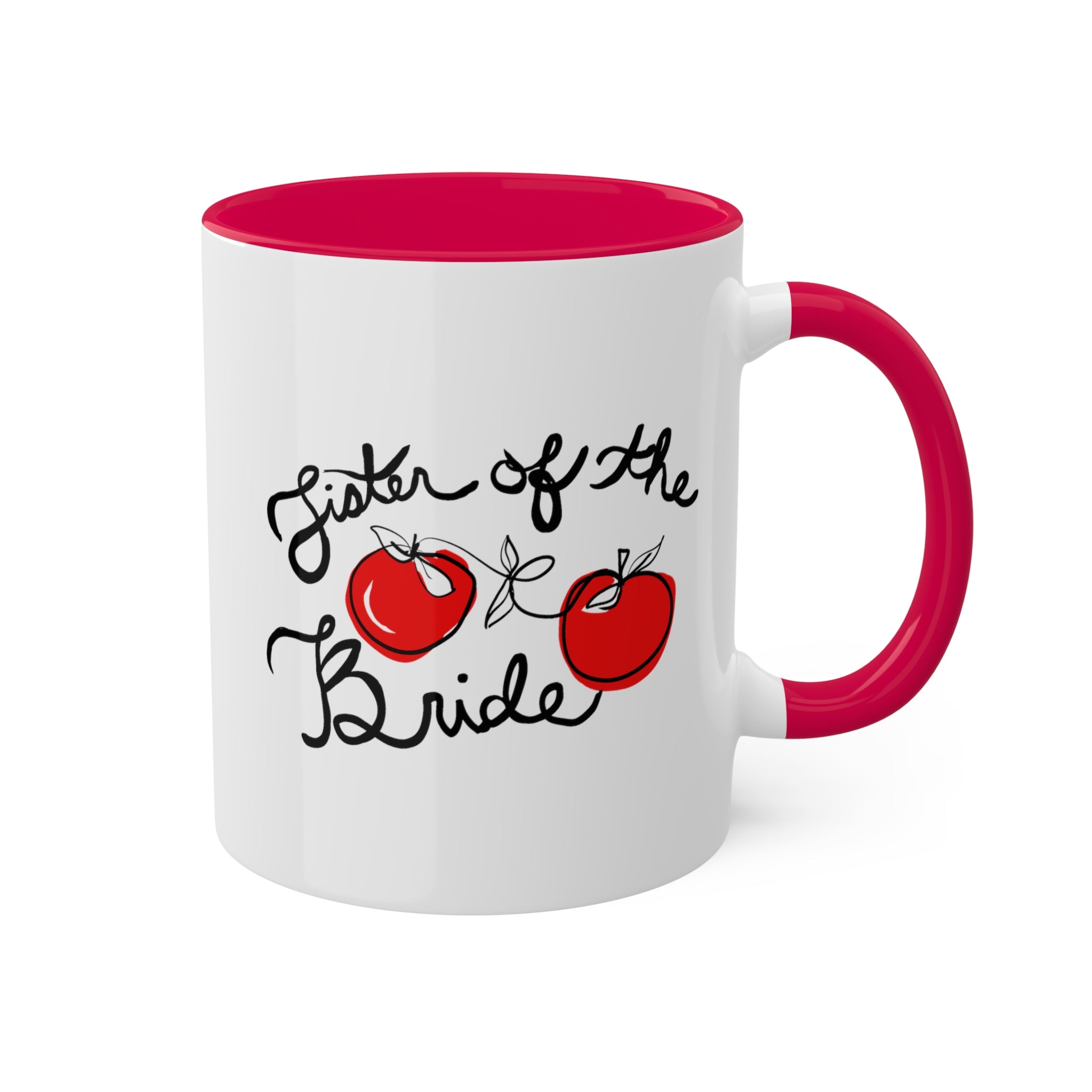 Sister of the Bride Red Mug