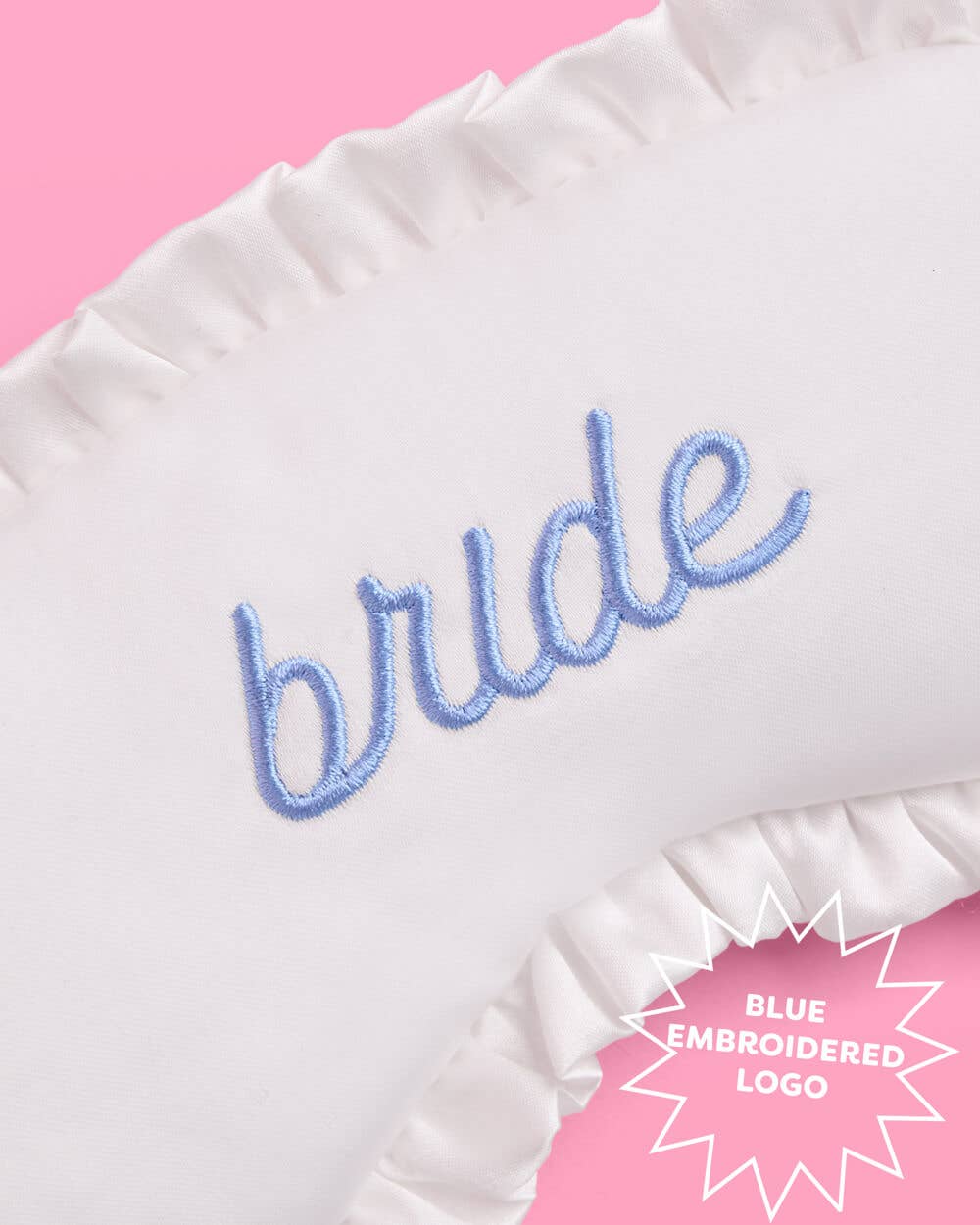 Ruffled Bride Sleep Mask