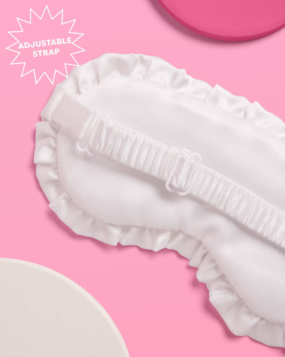 Ruffled Bride Sleep Mask