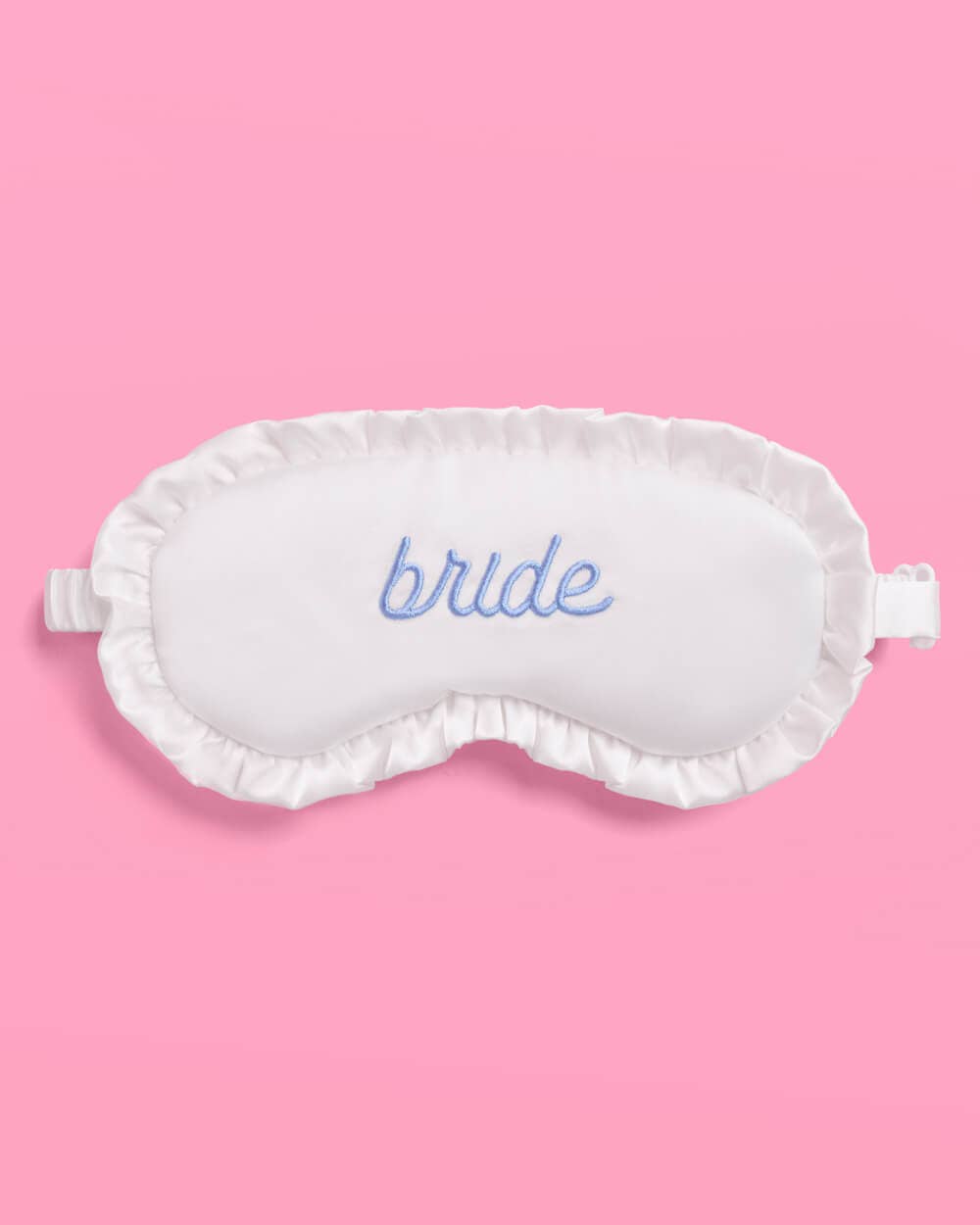 Ruffled Bride Sleep Mask