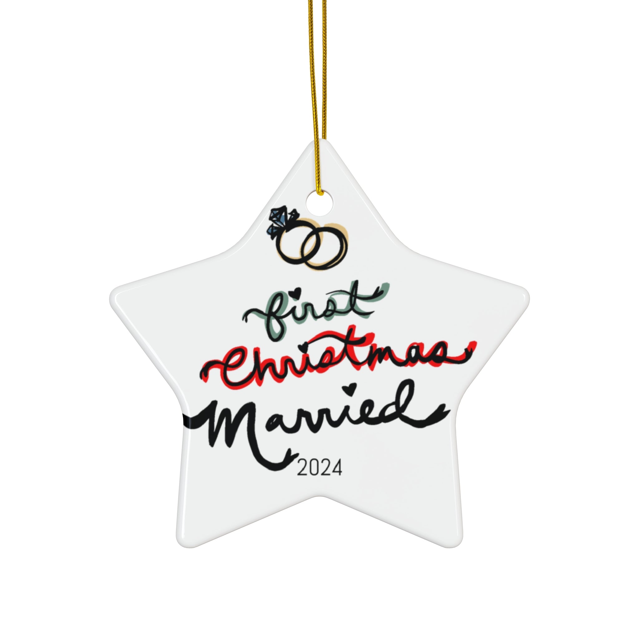 First Christmas Married Ornament