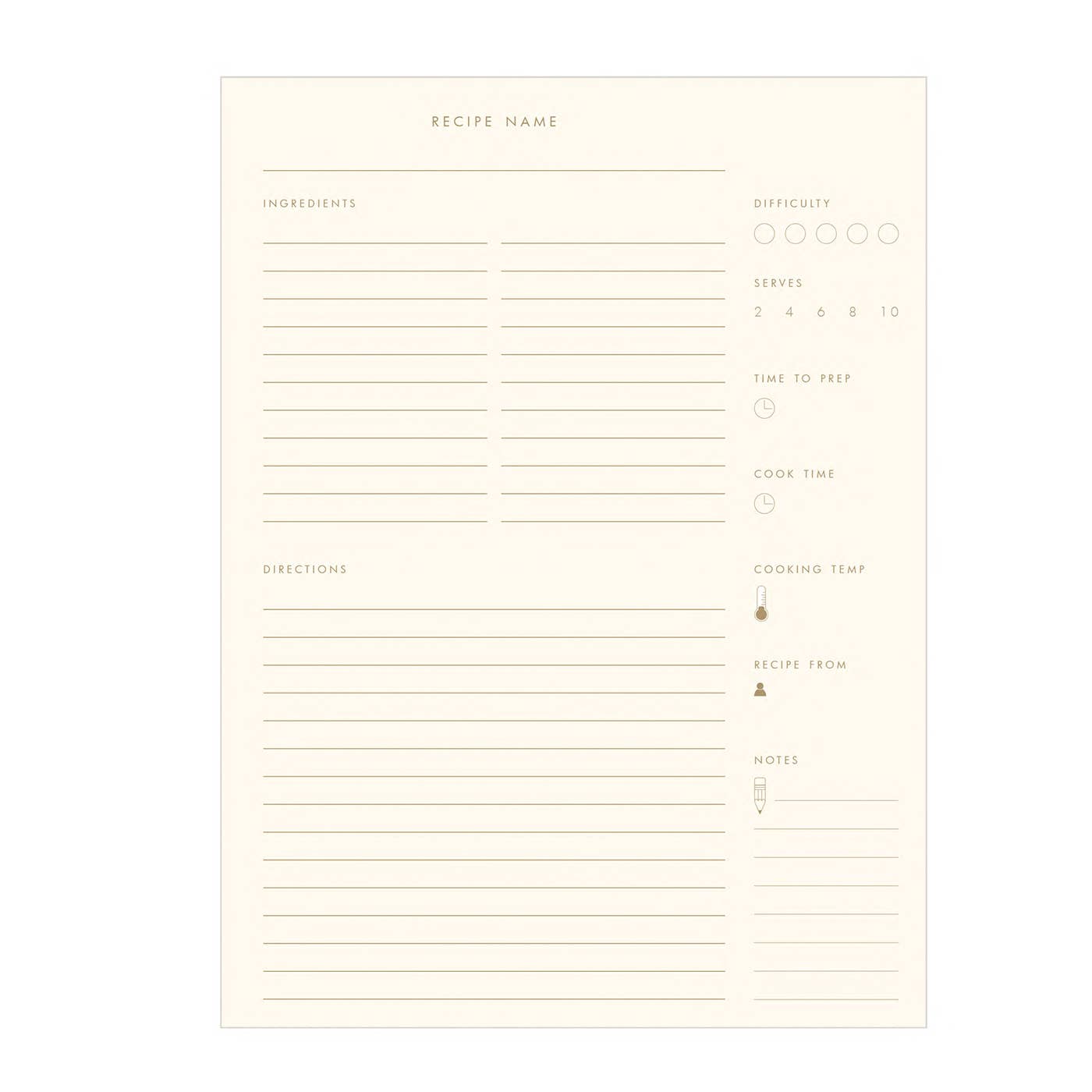 Our First Recipe Book