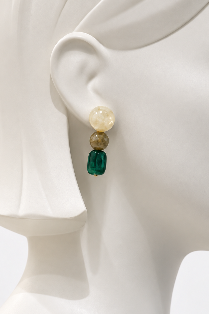 Stone Drop Earrings