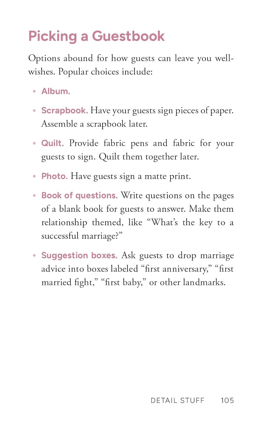 Stuff Every Bride Should Know Book
