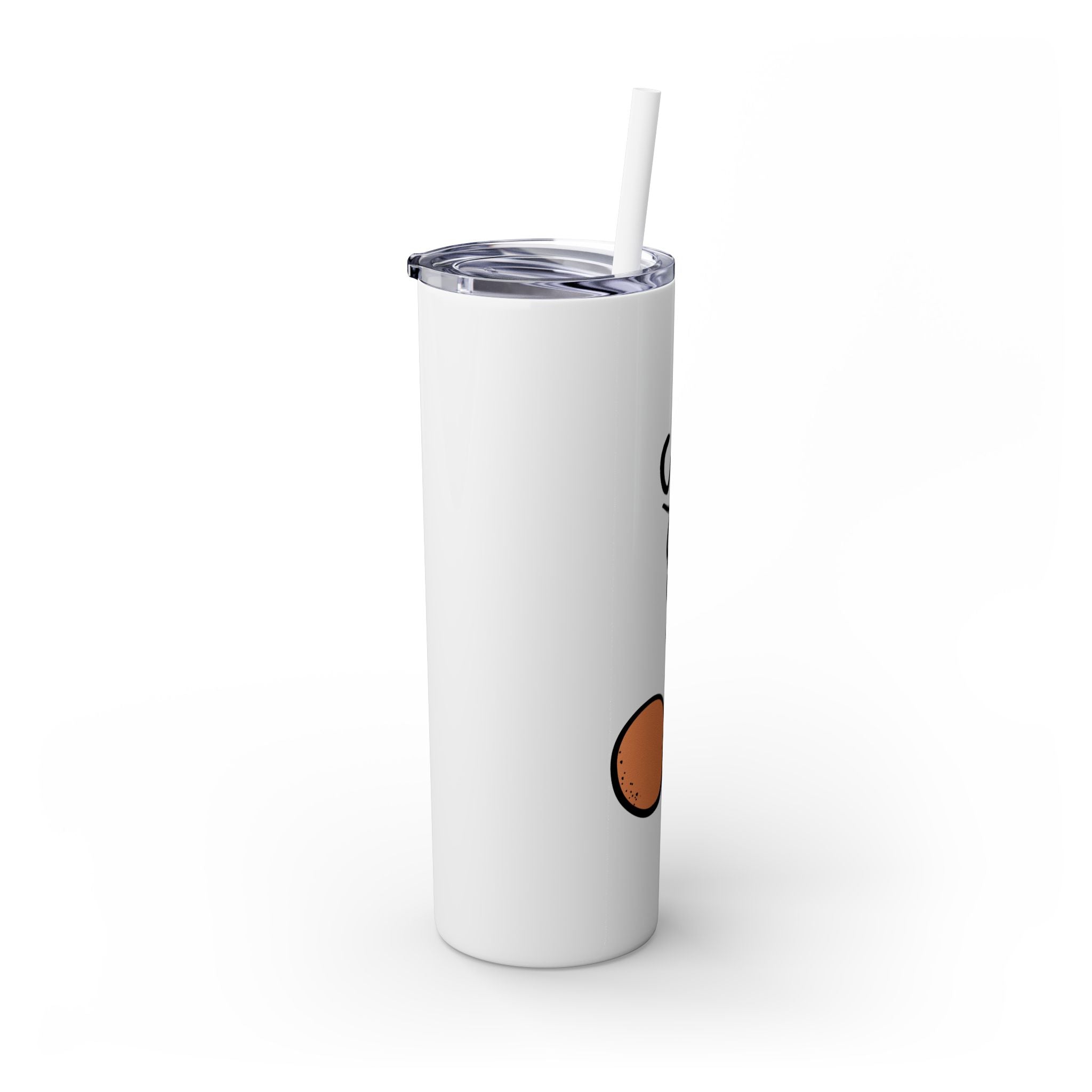 Sunshine State Skinny Tumbler with Straw, 20oz