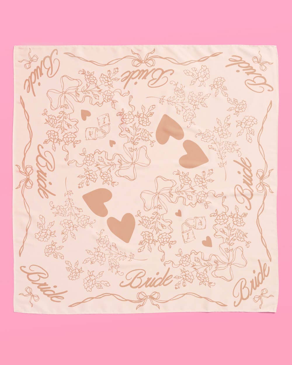 Tan Bride Head Scarf
