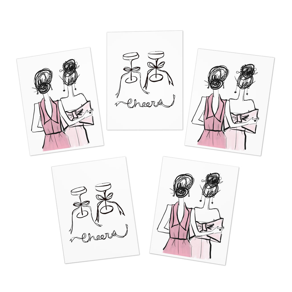 Cheers! Greeting Cards (5-Pack)