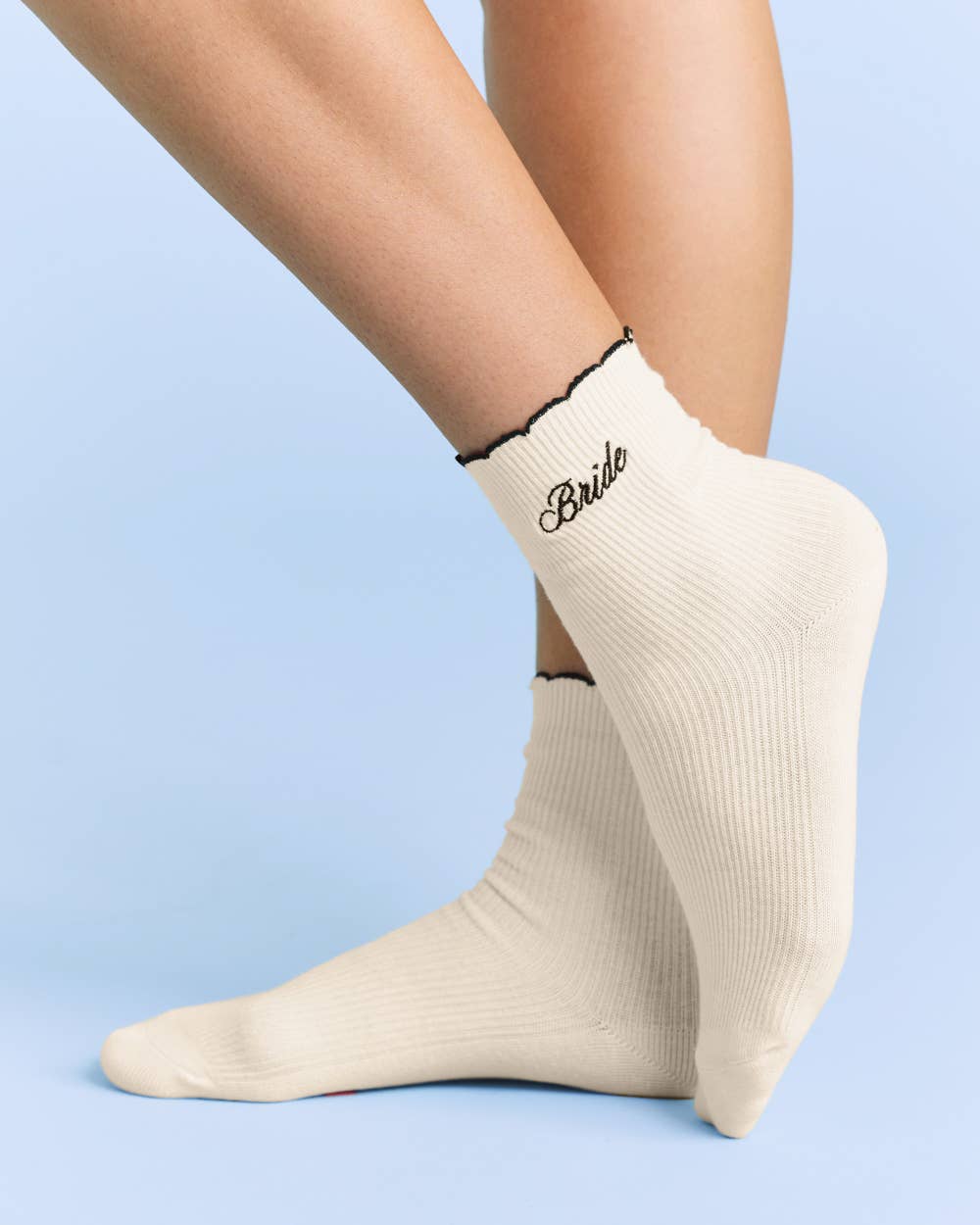 Bride Ruffle Socks