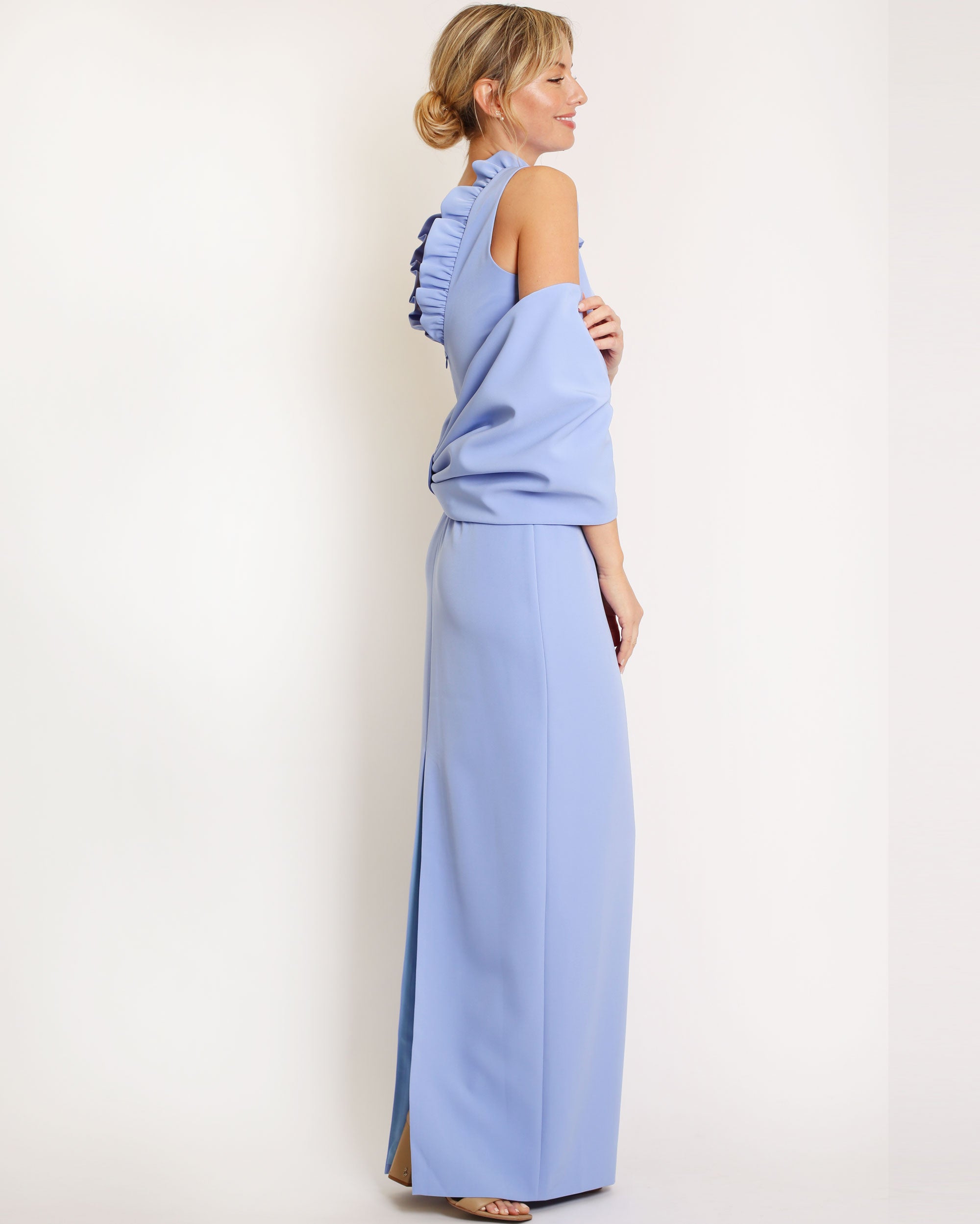 Bow Wrap in Crepe