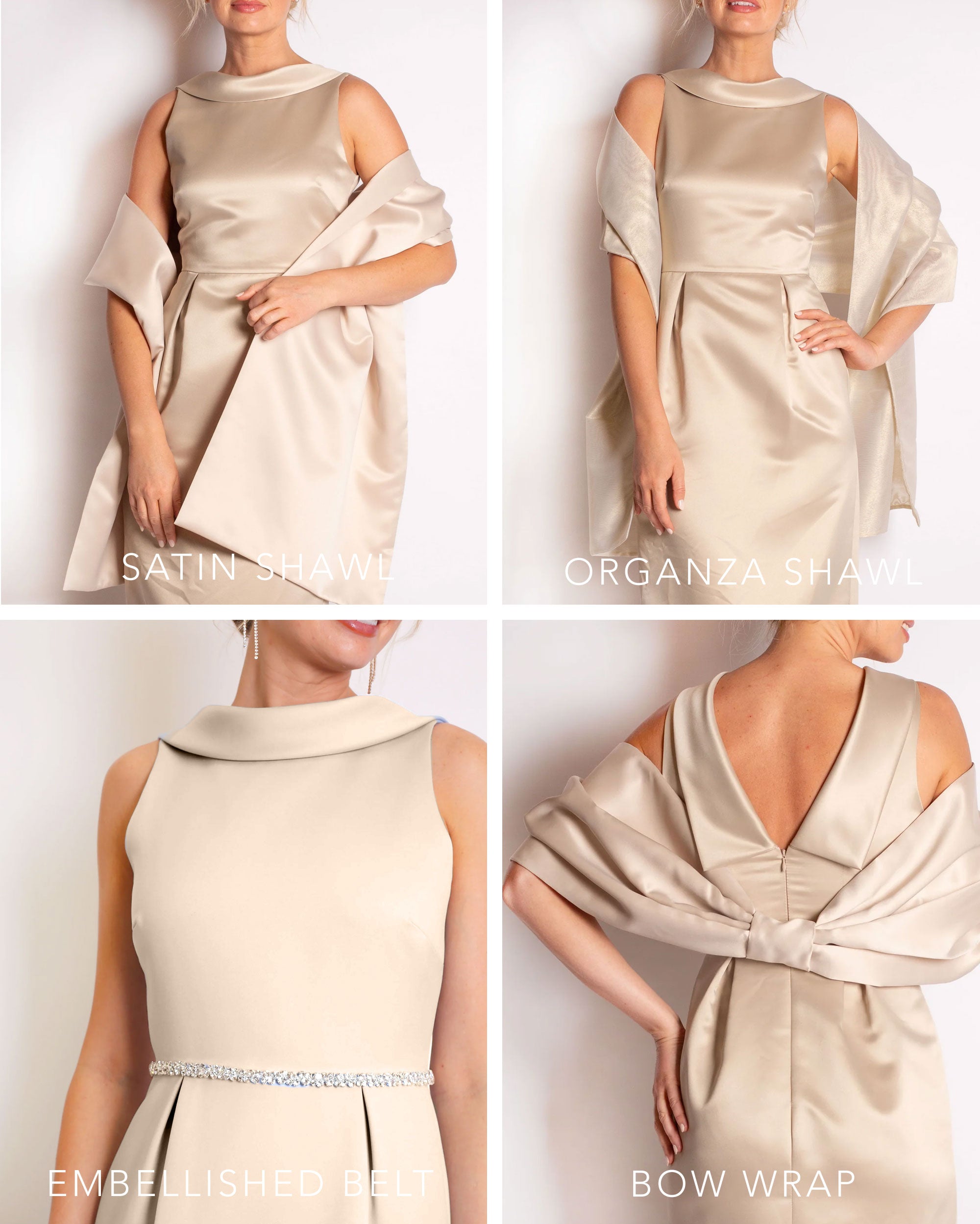 The Amelia Gown in Satin