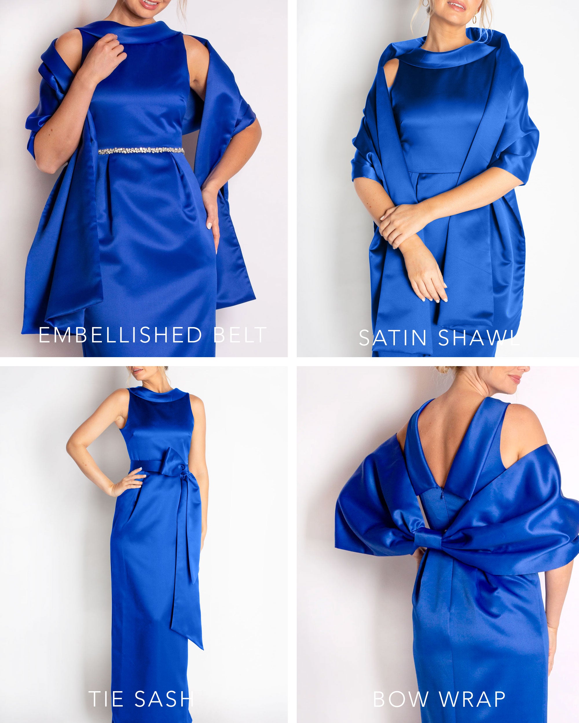 The Amelia Gown in Satin