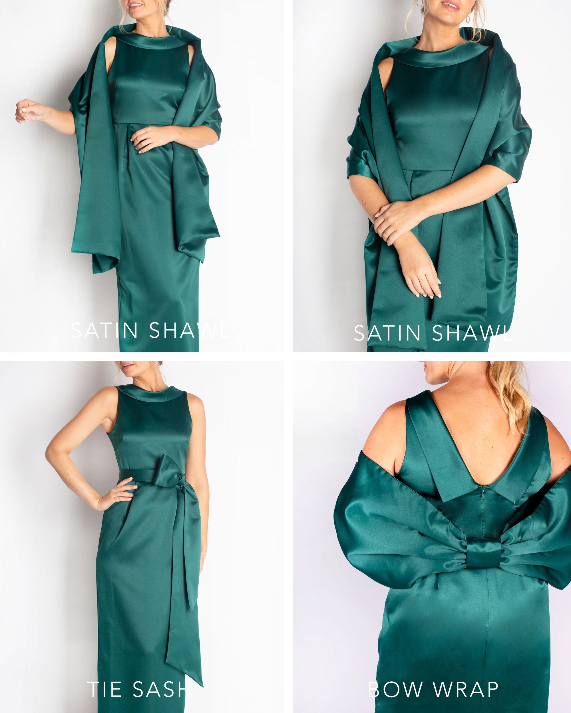 The Amelia Gown in Satin