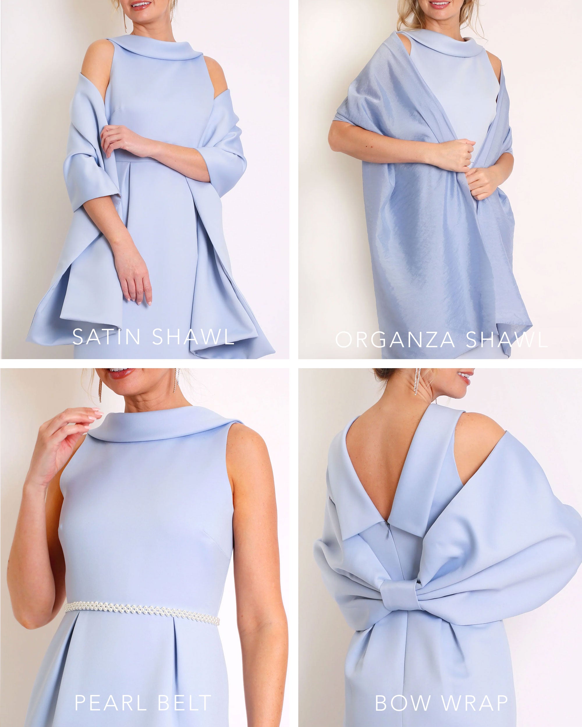 The Amelia Gown in Matte Satin