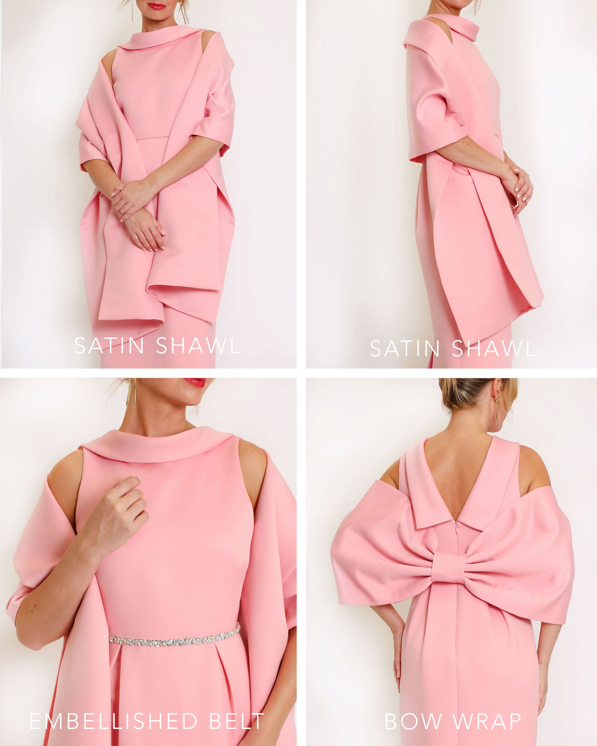 The Amelia Gown in Matte Satin