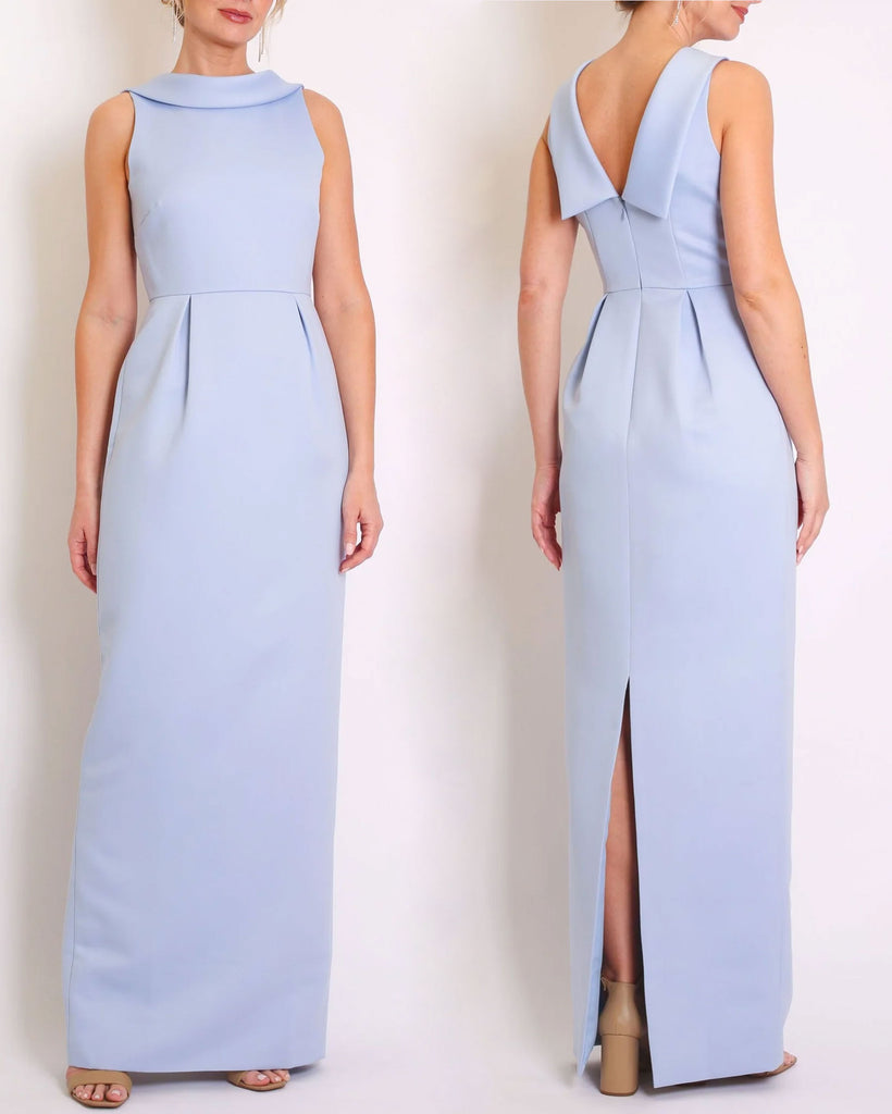 The Amelia Gown in Matte Satin