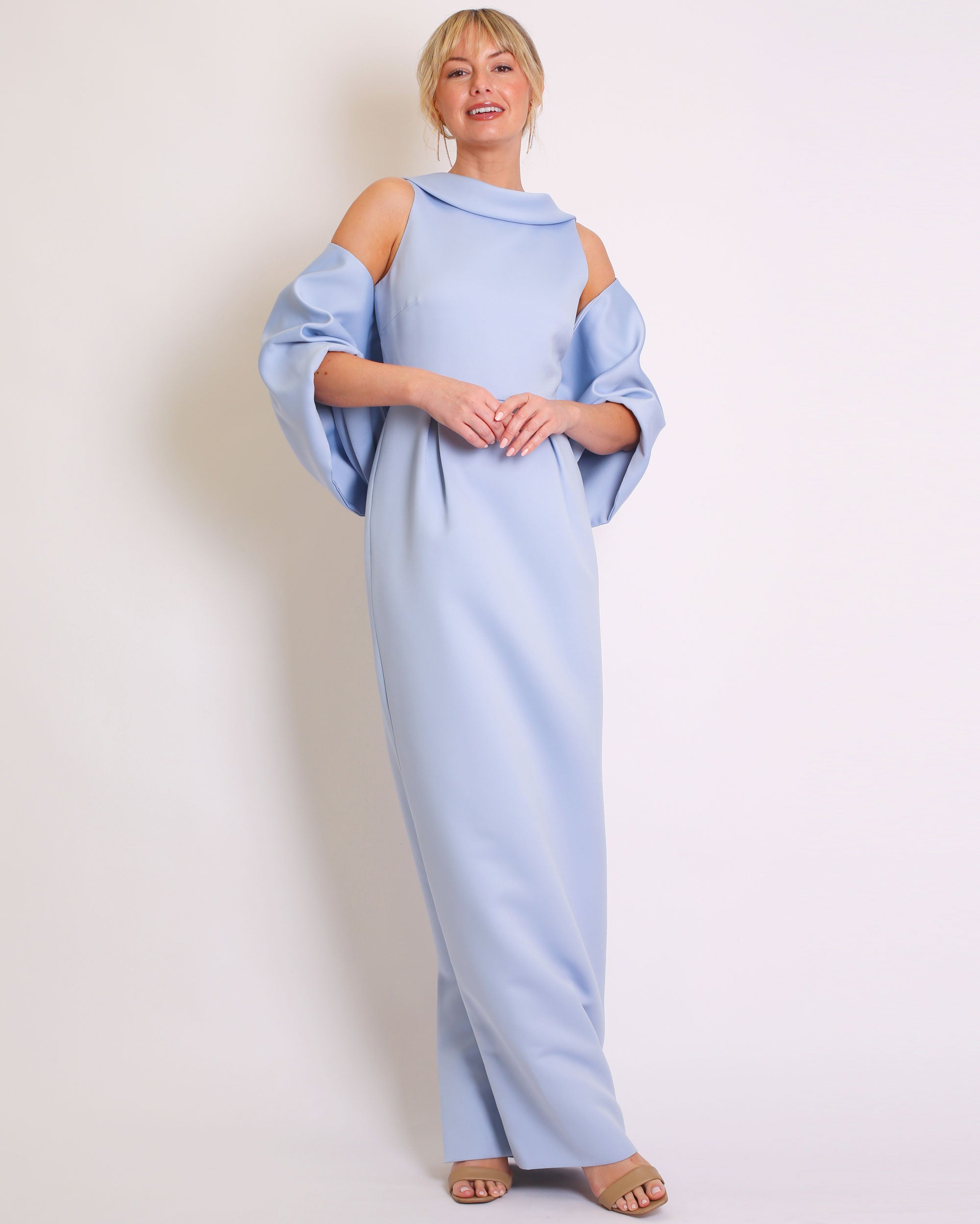 Bow Wrap in Satin