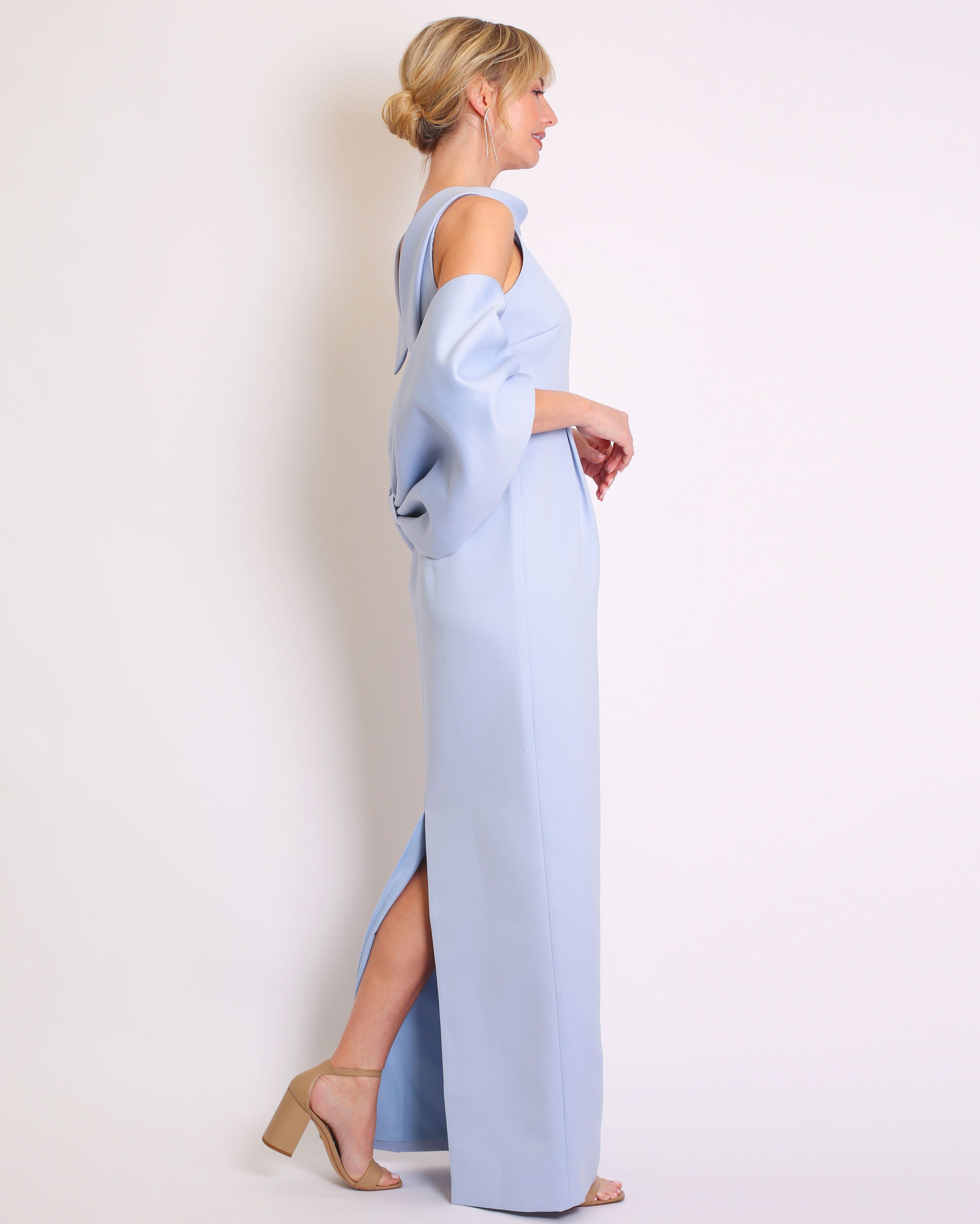 Bow Wrap in Satin