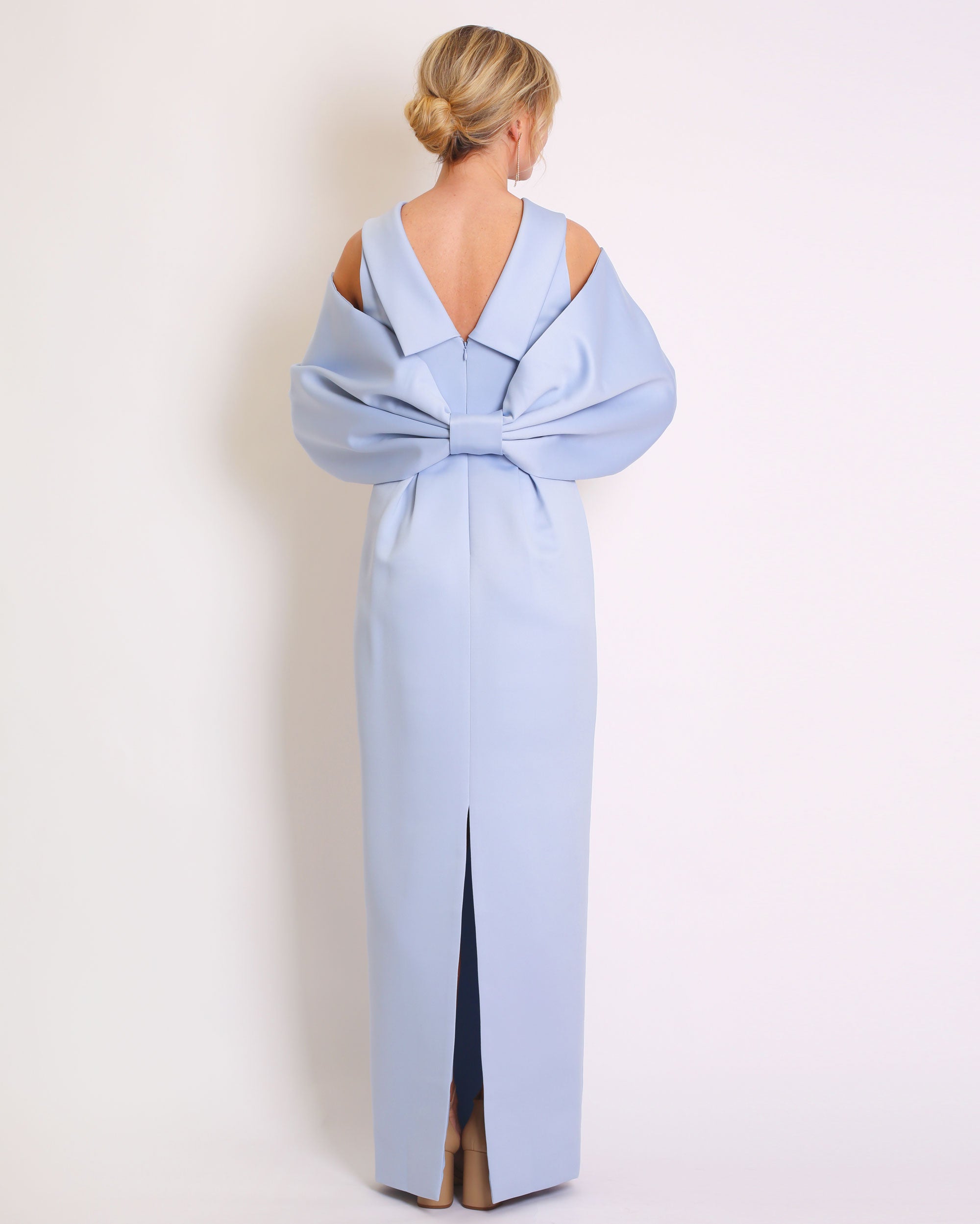 Bow Wrap in Satin