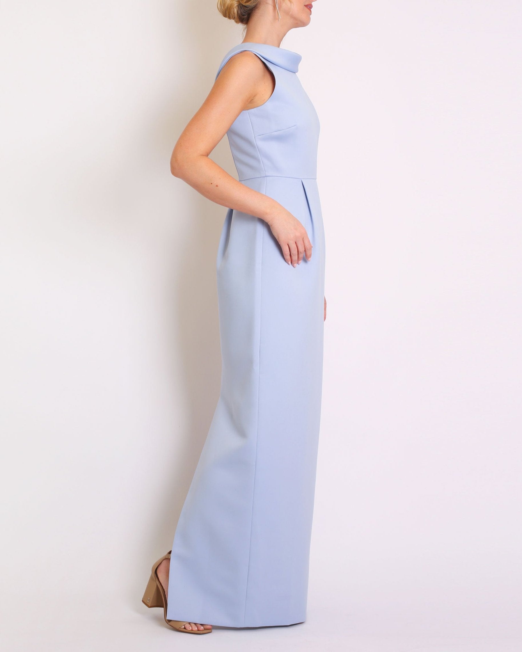The Amelia Gown in Matte Satin