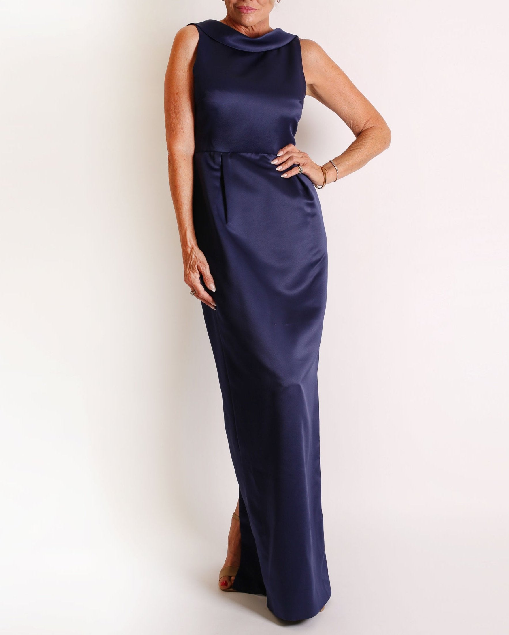 The Amelia Gown in Satin