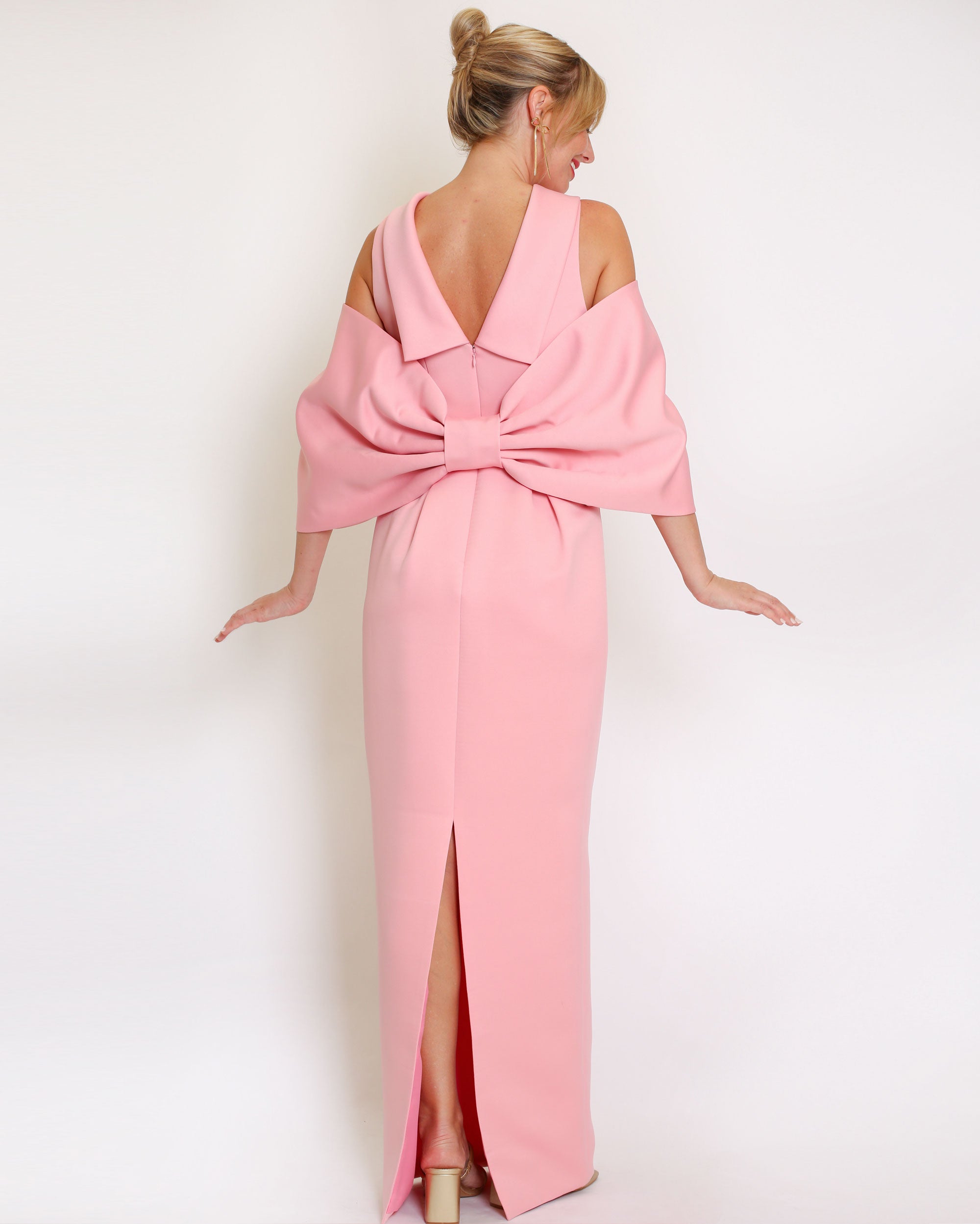 Bow Wrap in Satin