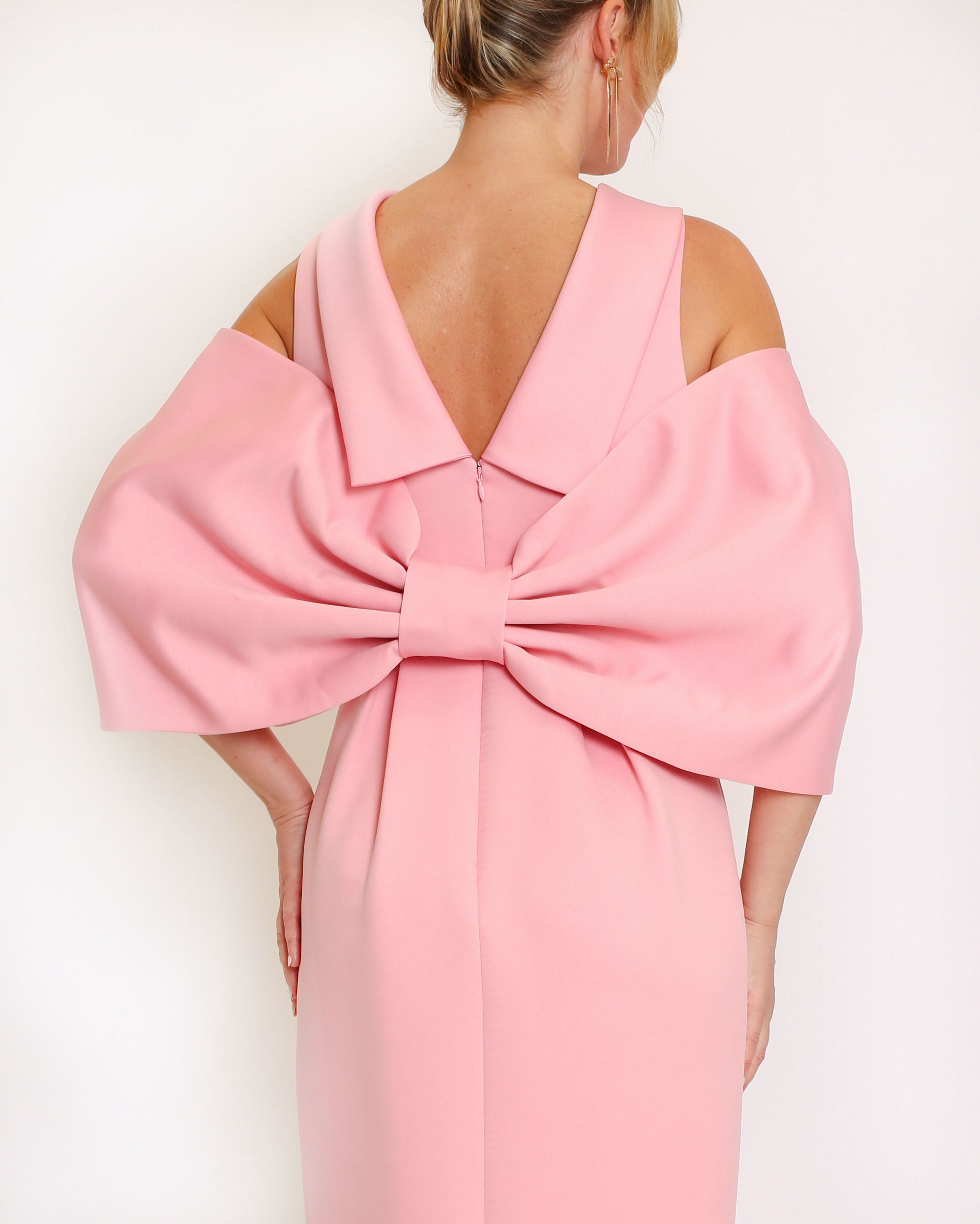 Bow Wrap in Satin