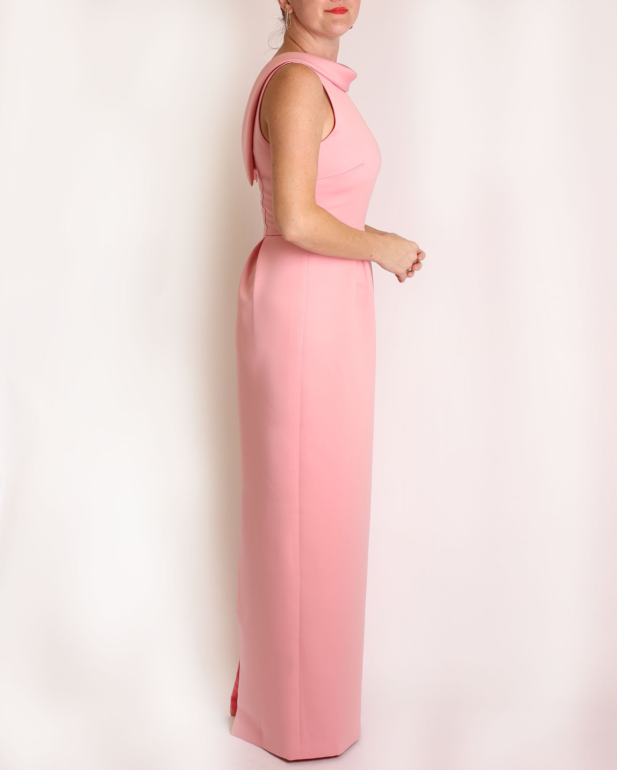 The Amelia Gown in Matte Satin