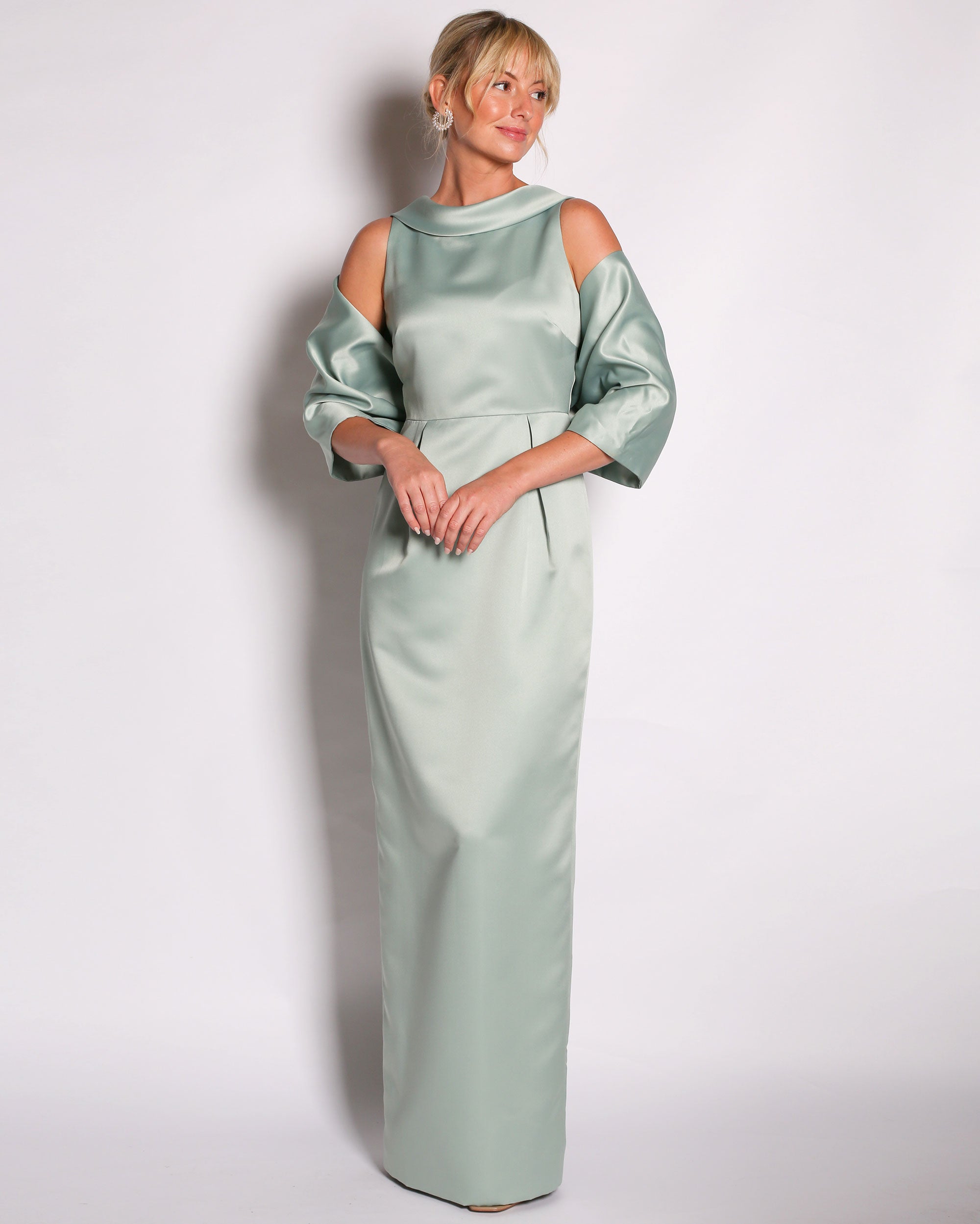 Bow Wrap in Satin