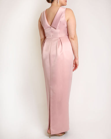 The Amelia Gown in Satin