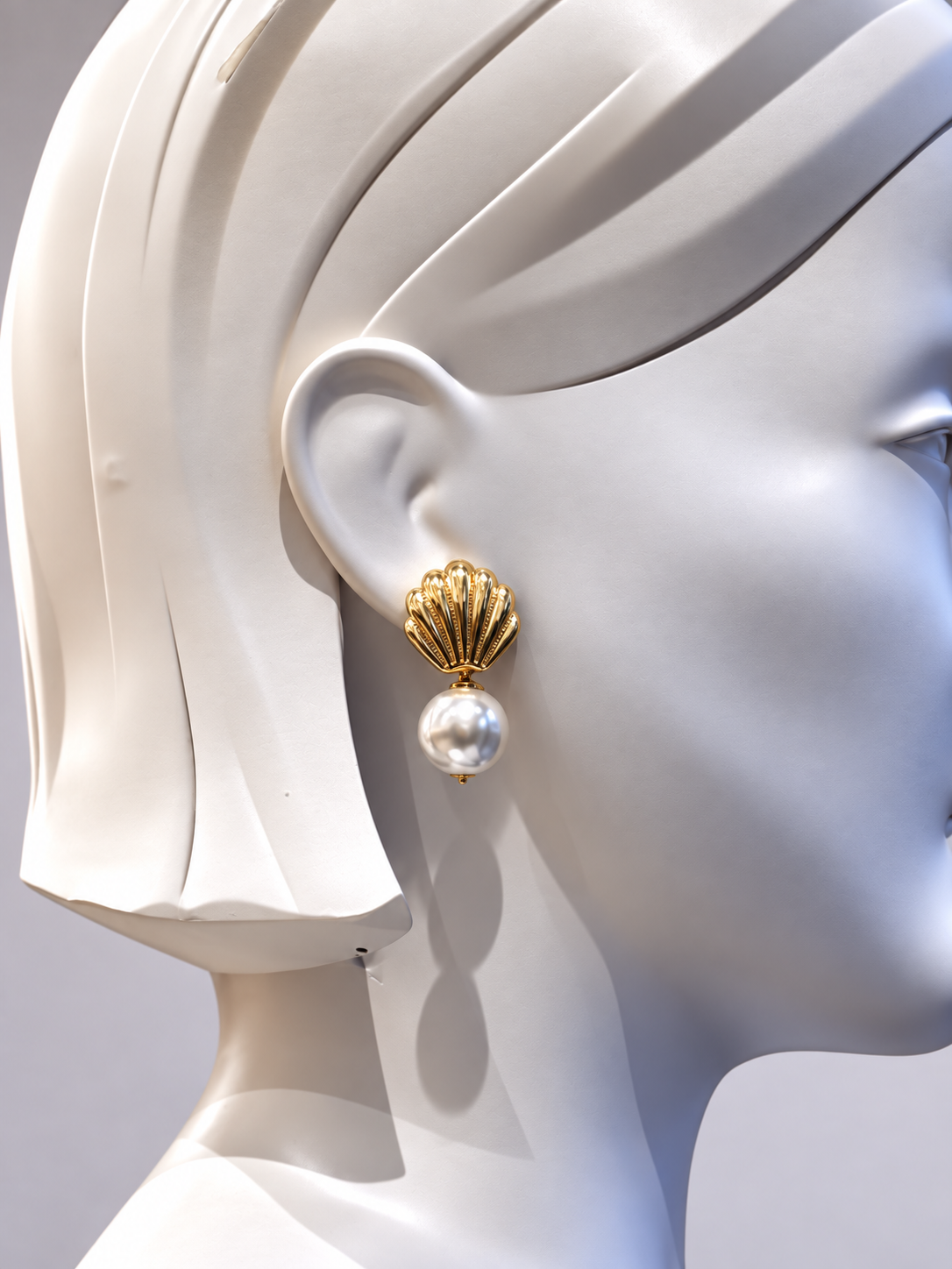 Shell & Pearl Earrings