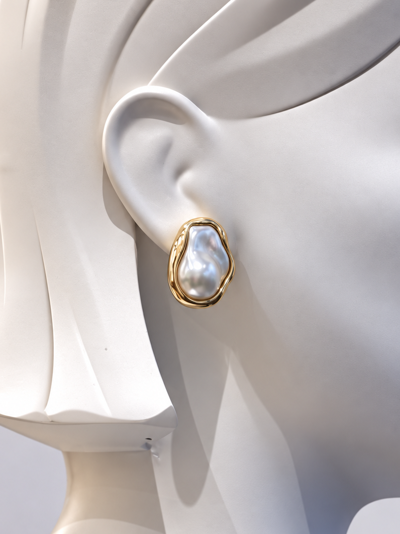 Baroque Pearl Earrings