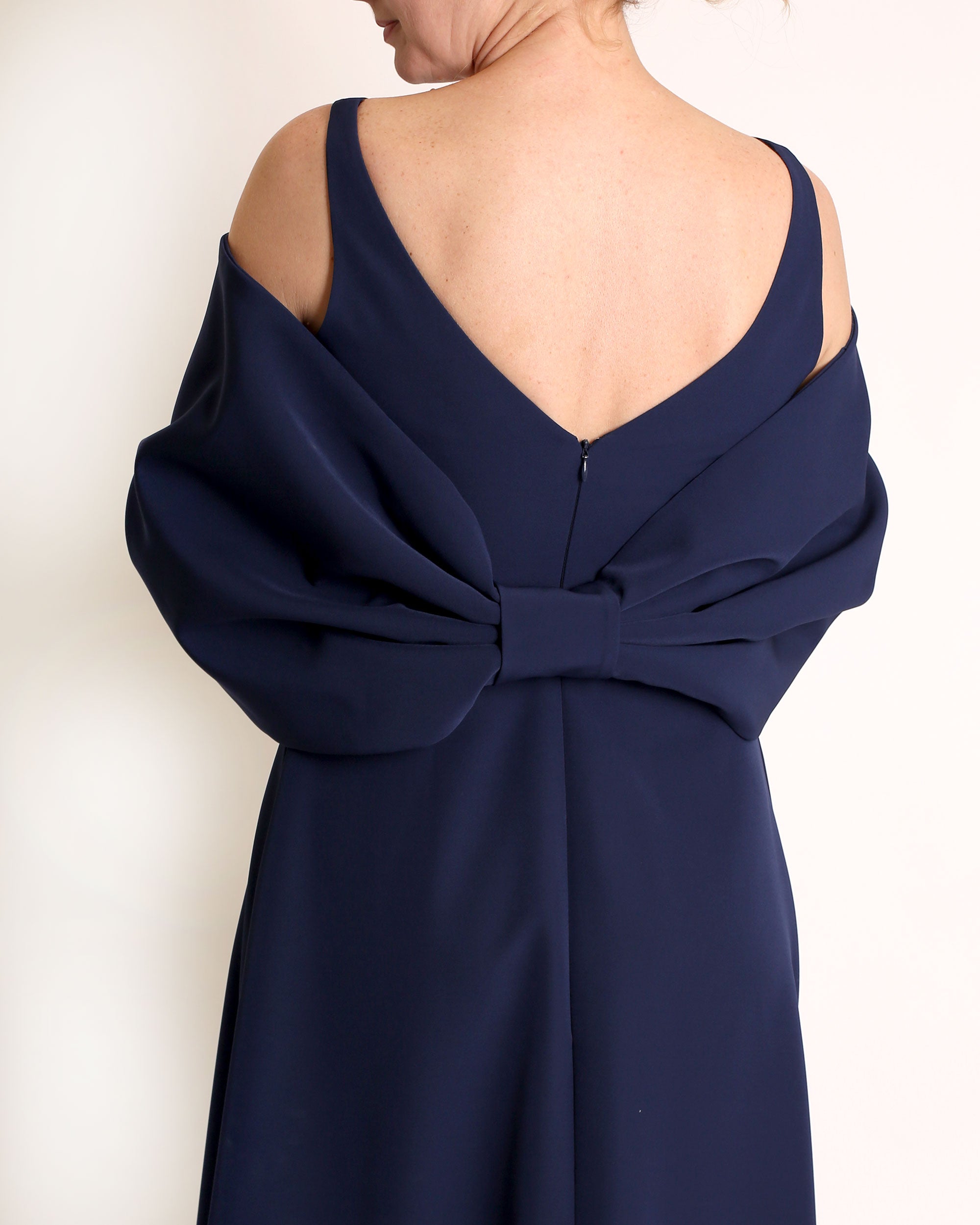 Bow Wrap in Crepe