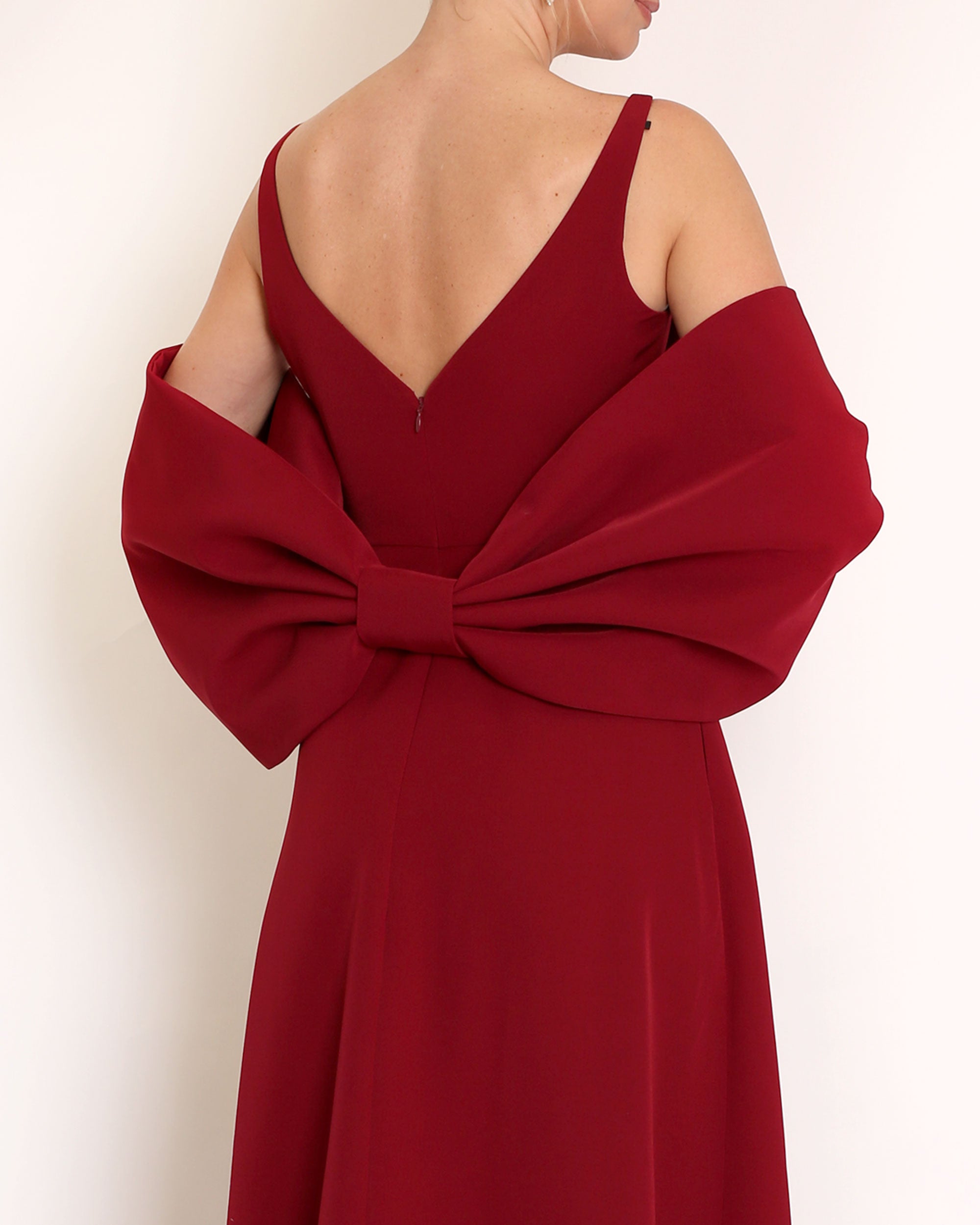 Bow Wrap in Crepe