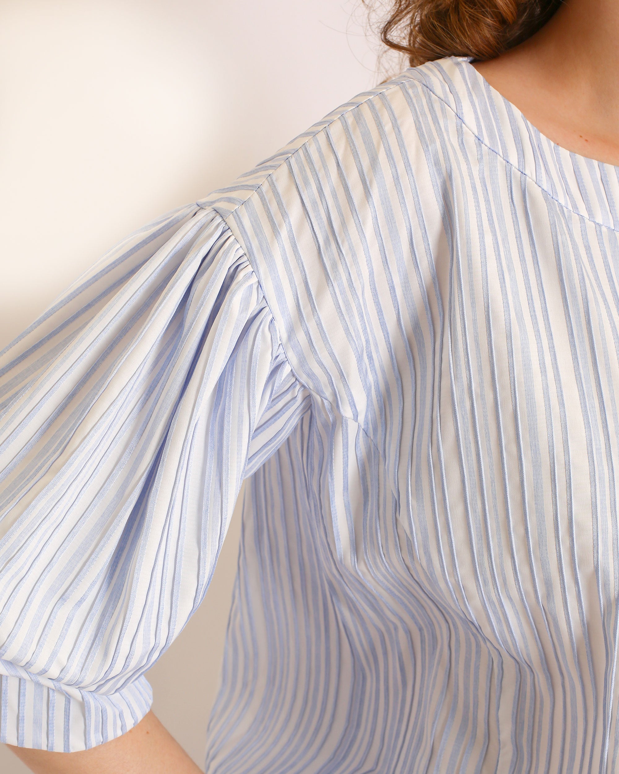 The Jewel Blouse in Jacquard