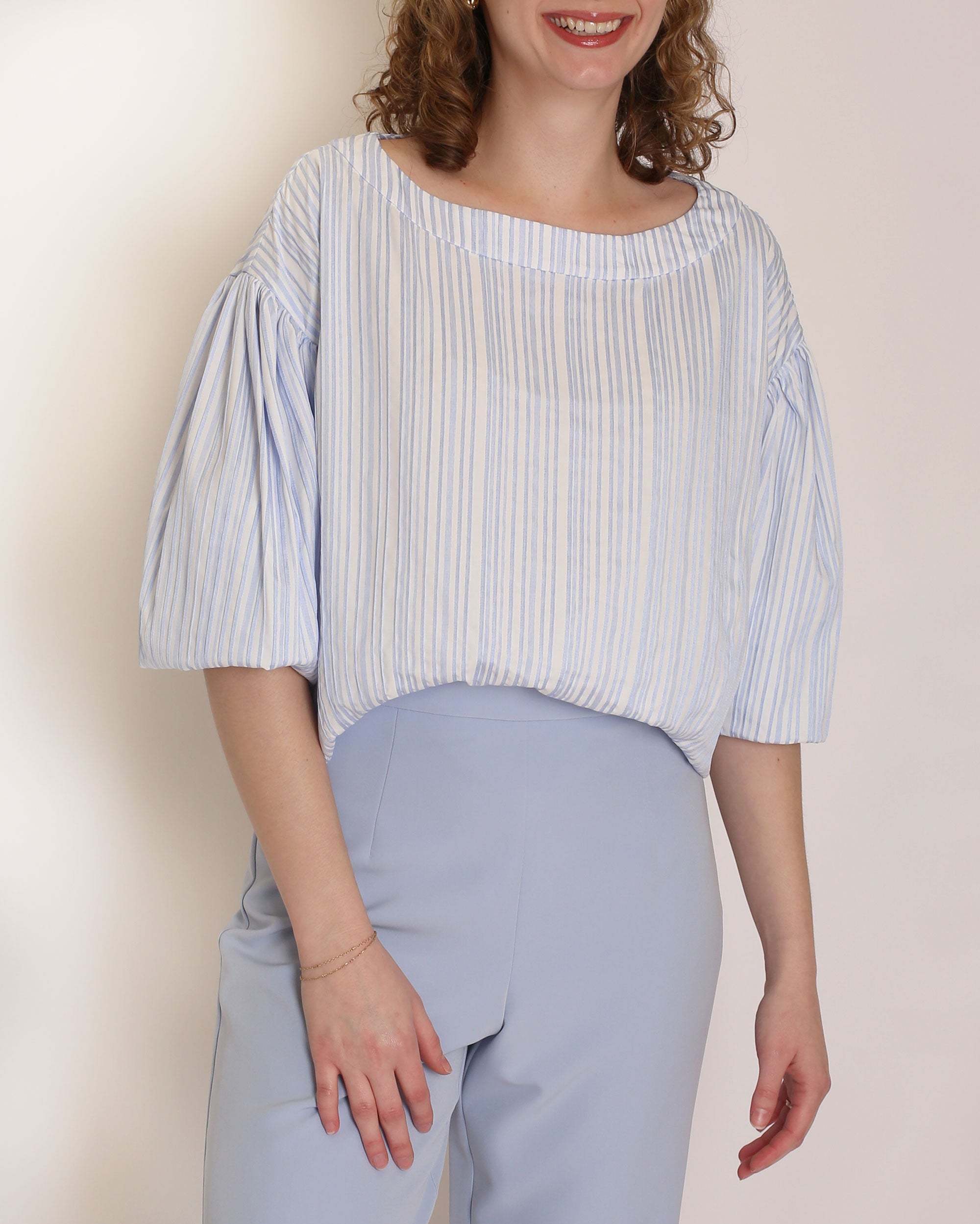 The Jewel Blouse in Jacquard