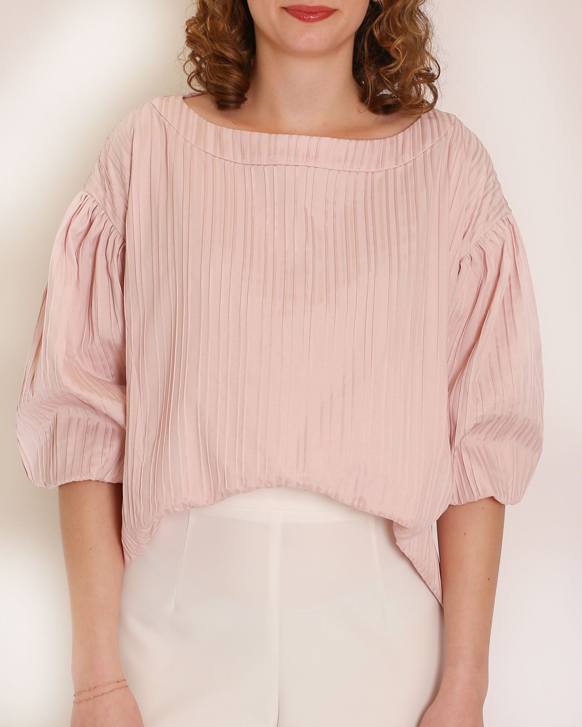 The Jewel Blouse in Jacquard