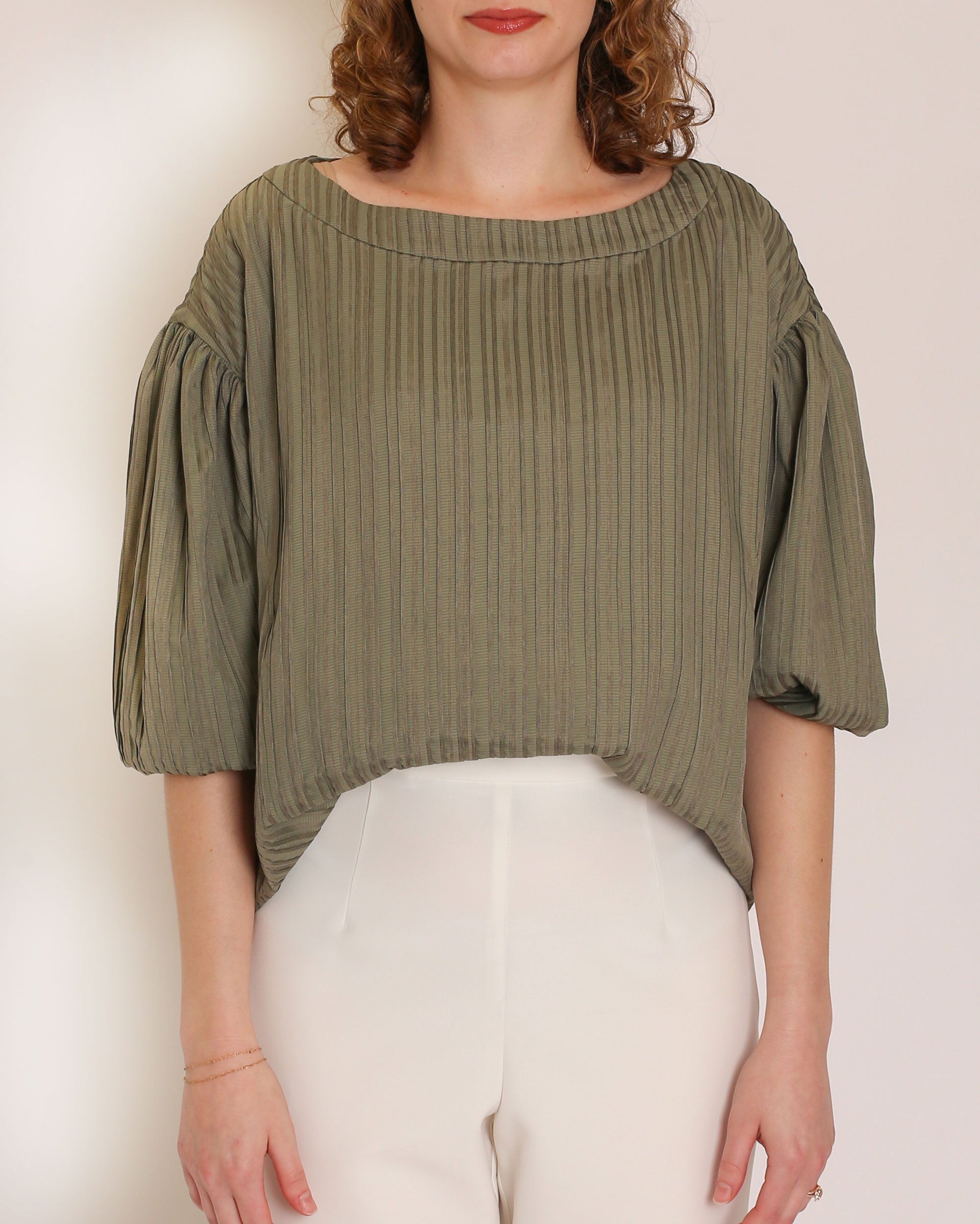 The Jewel Blouse in Jacquard