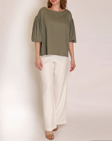 The Jewel Blouse in Jacquard