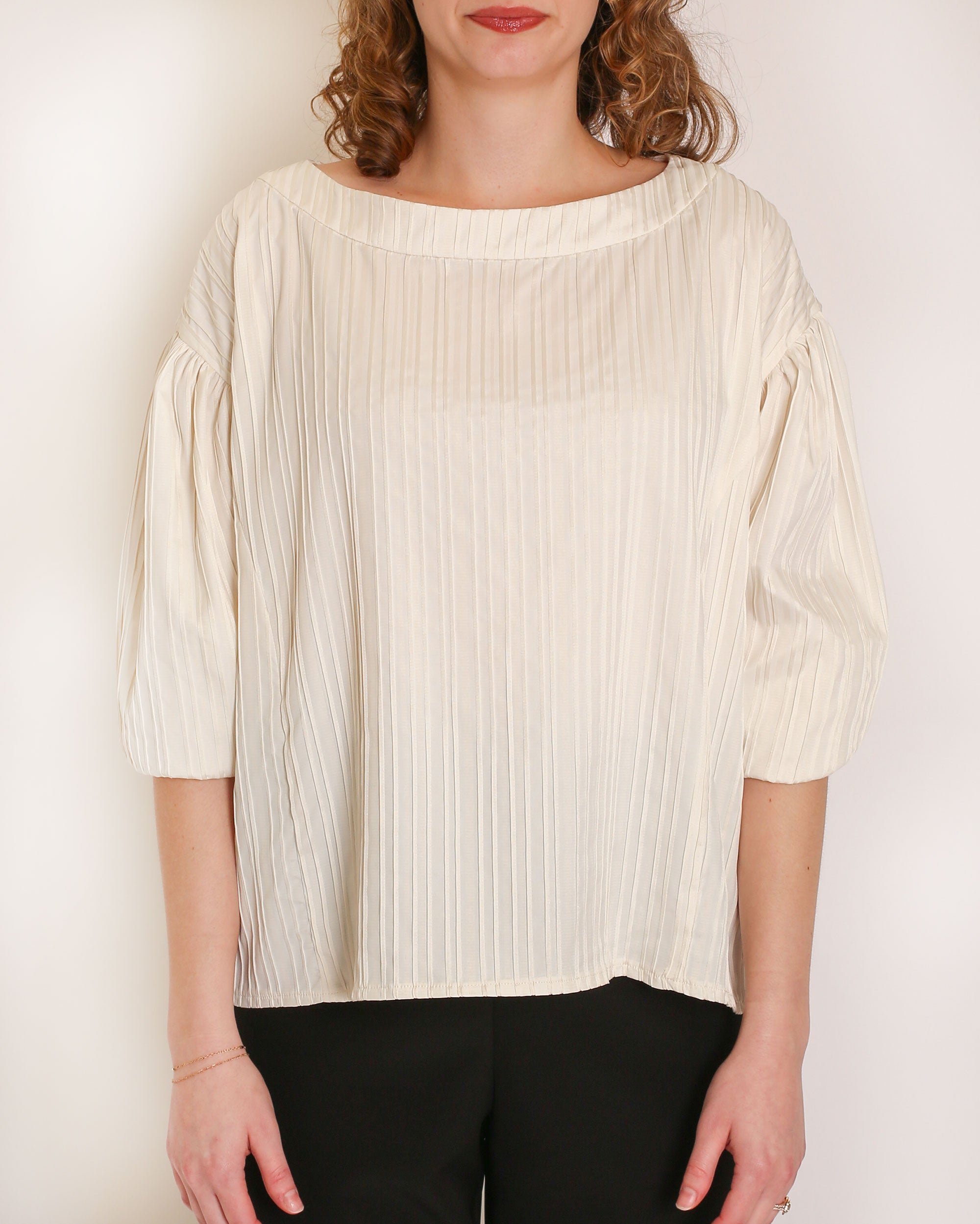 The Jewel Blouse in Jacquard