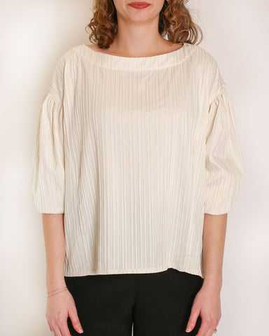 The Jewel Blouse in Jacquard